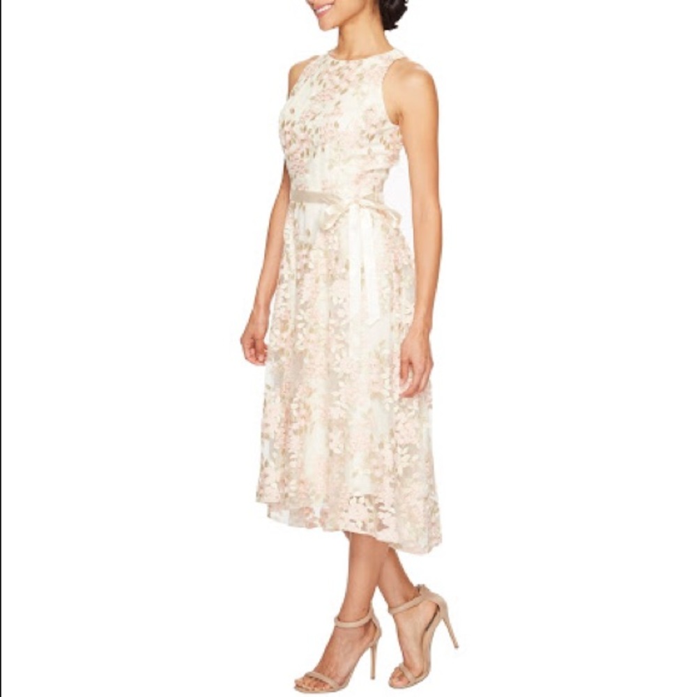 NWT Tahari ASL Embroidered Dress 8P